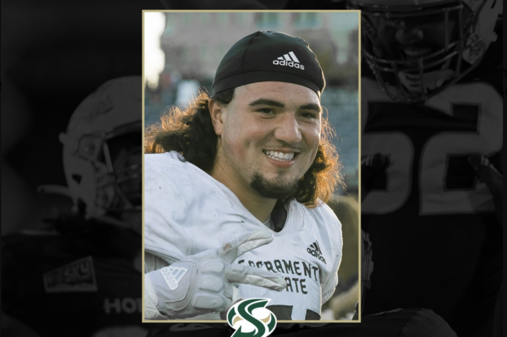 Former Sacramento State football player dies after being struck by vehicle while crossing road