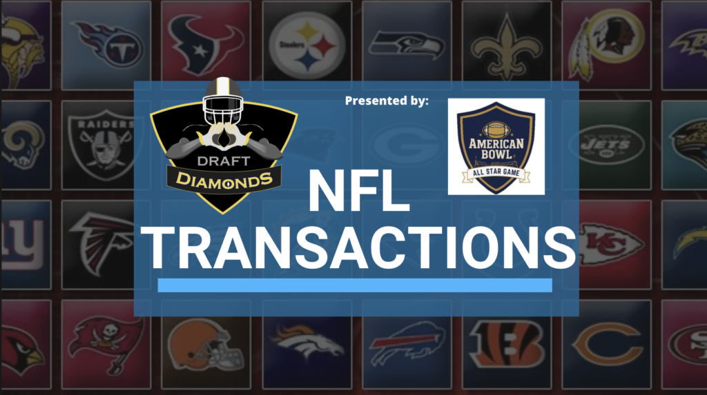 NFL Transactions for July 27th, 2026 | Presented by The American Bowl 