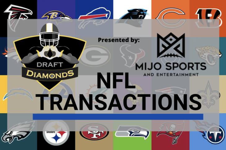 NFL Transactions for September 1st, 2026 | Presented by MIJO Sports And Entertainment