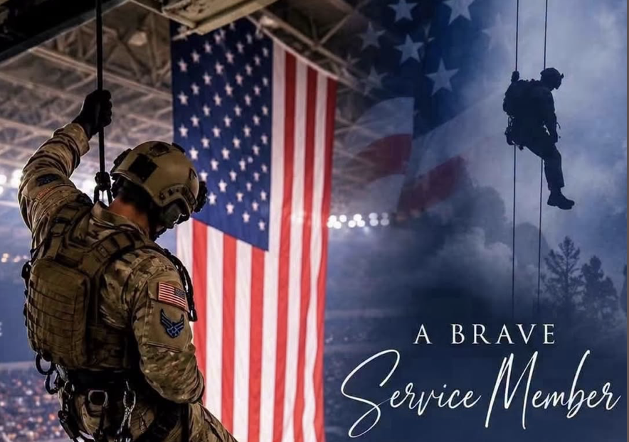 Airman who died in rappelling accident at Texas college football game identified