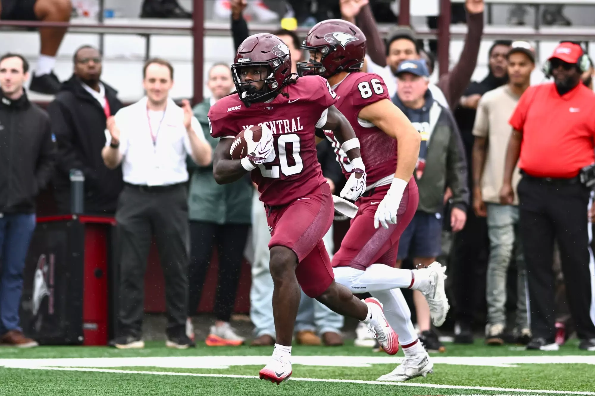 HYPERICE PRESENTS: GINO ADDISON EXPLODES FOR 217 RUSHING YARDS AS NC CENTRAL TOPPLES DEFENDING MEAC EAST CHAMPIONS